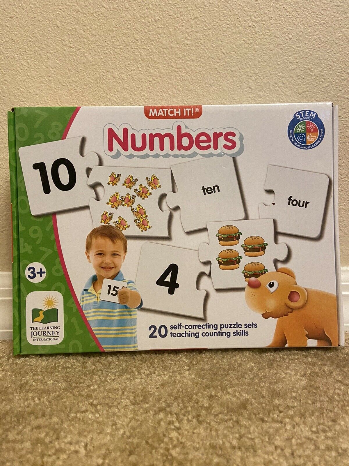 The Learning Journey: Match It! - Numbers - Self-correcting Number & Counting