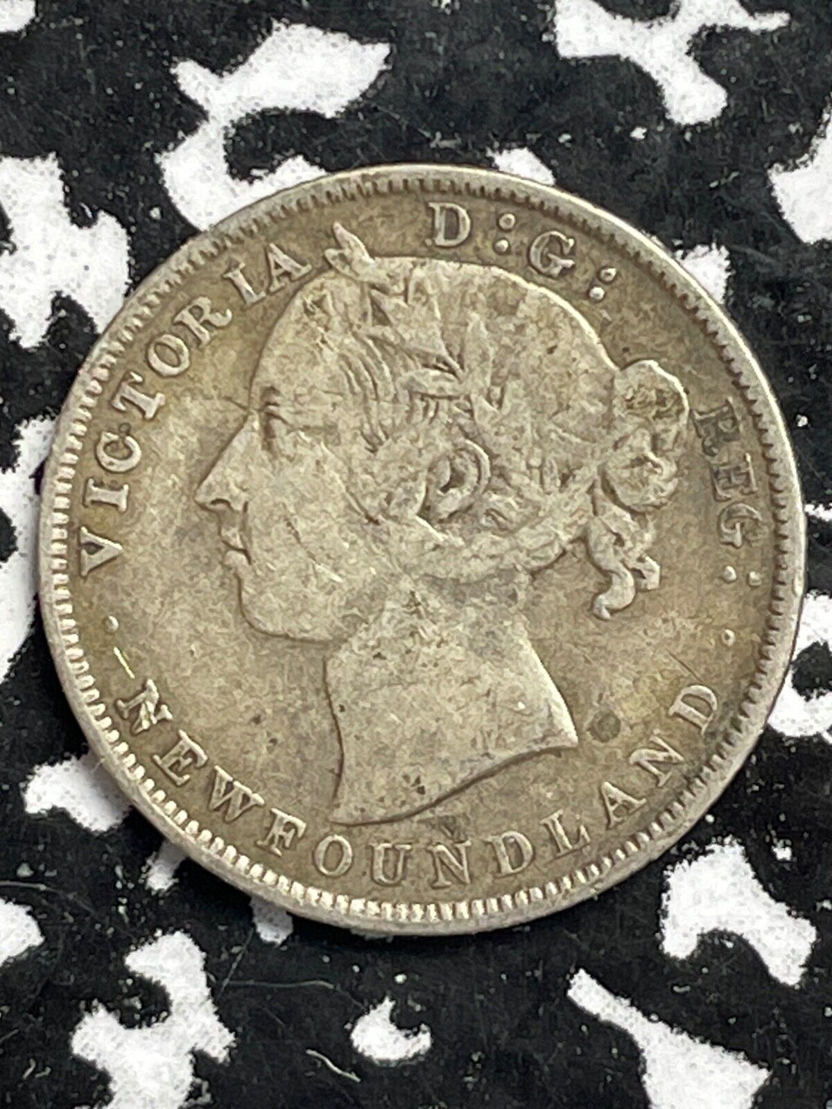 1896 Newfoundland 20 Cents Lot#W0648 Silver!