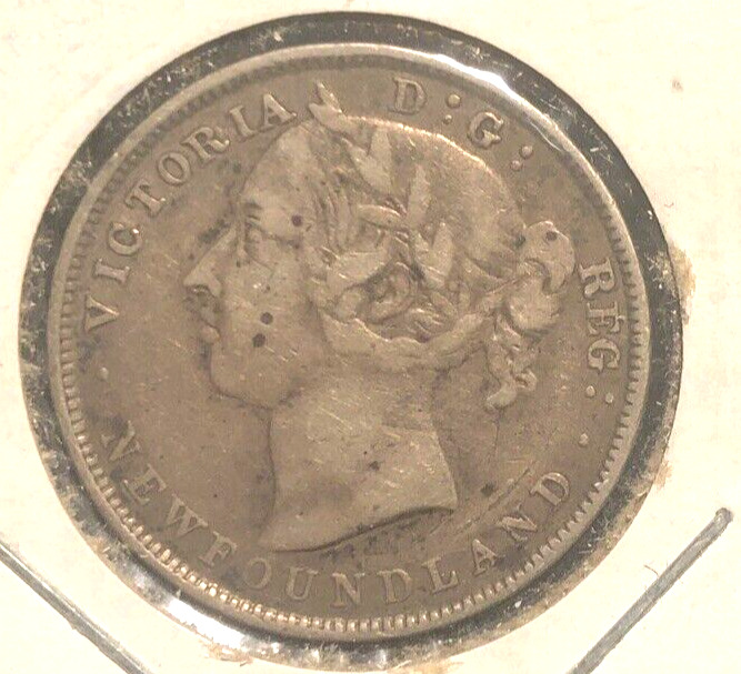 Canada Newfoundland 1899 small 99 20 cents KM4 VF
