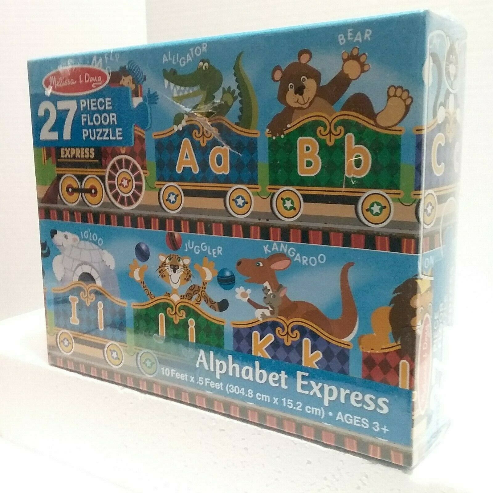 M&d Alphabet Express Floor Puzzle Children's Toys- Educational